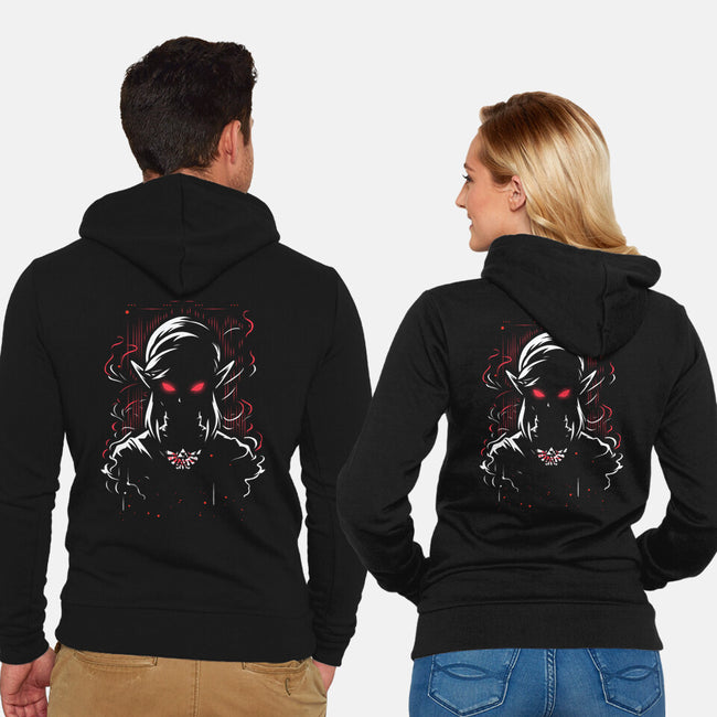 Corruption's Echo-Unisex-Zip-Up-Sweatshirt-ashytaka