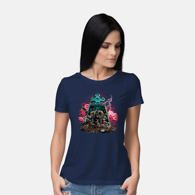 Boba Is Alive-Womens-Basic-Tee-zascanauta