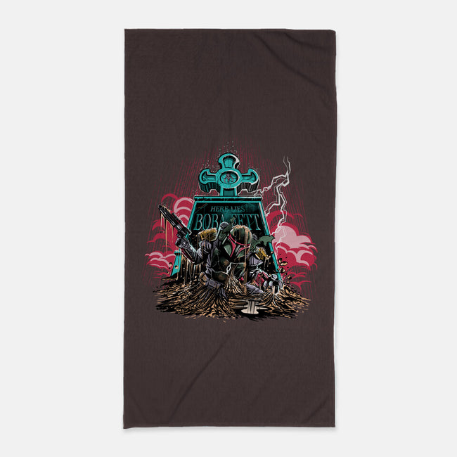 Boba Is Alive-None-Beach-Towel-zascanauta