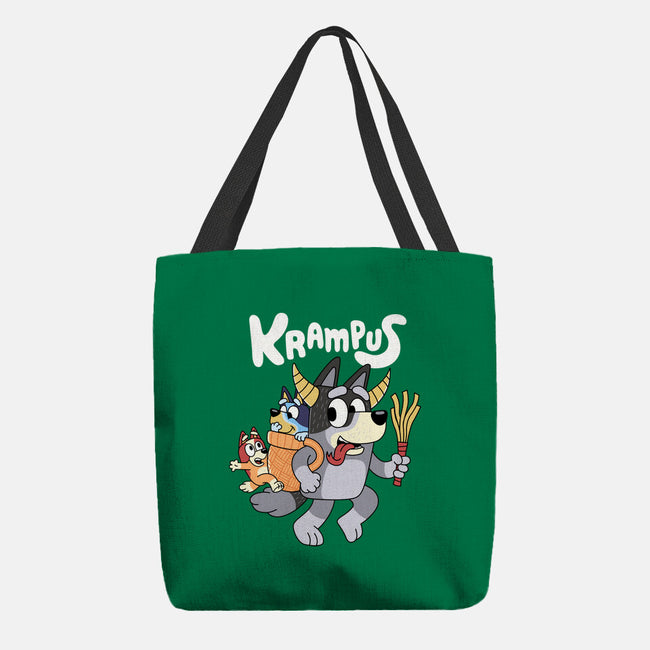 Krampus Bluey-None-Basic Tote-Bag-Nemons