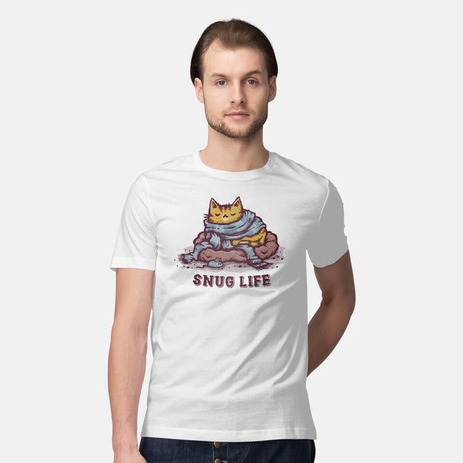 Living The Snug Life-Mens-Premium-Tee-kg07