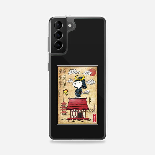 Beagle Samurai In Japan-Samsung-Snap-Phone Case-DrMonekers