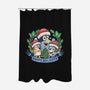 Bluey Holidays-None-Polyester-Shower Curtain-momma_gorilla