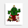 Christmas Cactuar-None-Stretched-Canvas-Alexhefe