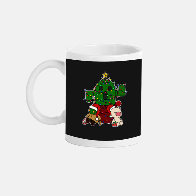 Christmas Cactuar-None-Mug-Drinkware-Alexhefe