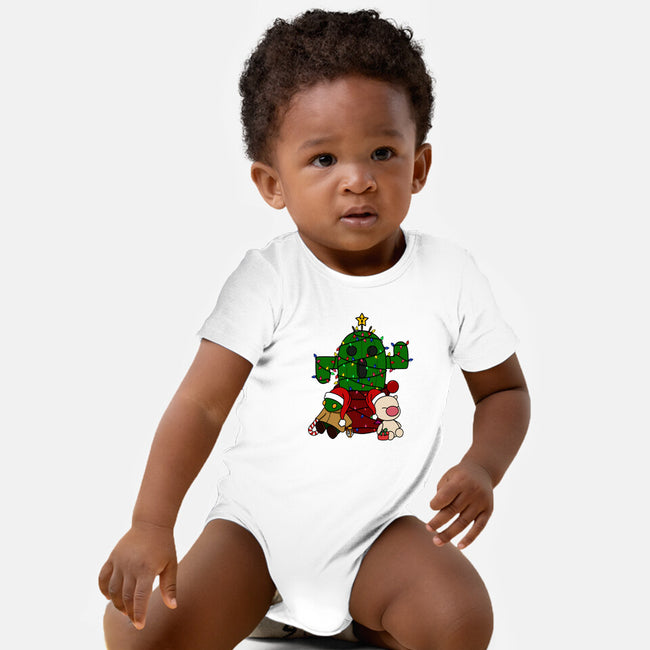 Christmas Cactuar-Baby-Basic-Onesie-Alexhefe