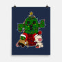 Christmas Cactuar-None-Matte-Poster-Alexhefe