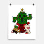 Christmas Cactuar-None-Matte-Poster-Alexhefe