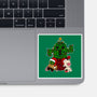 Christmas Cactuar-None-Glossy-Sticker-Alexhefe