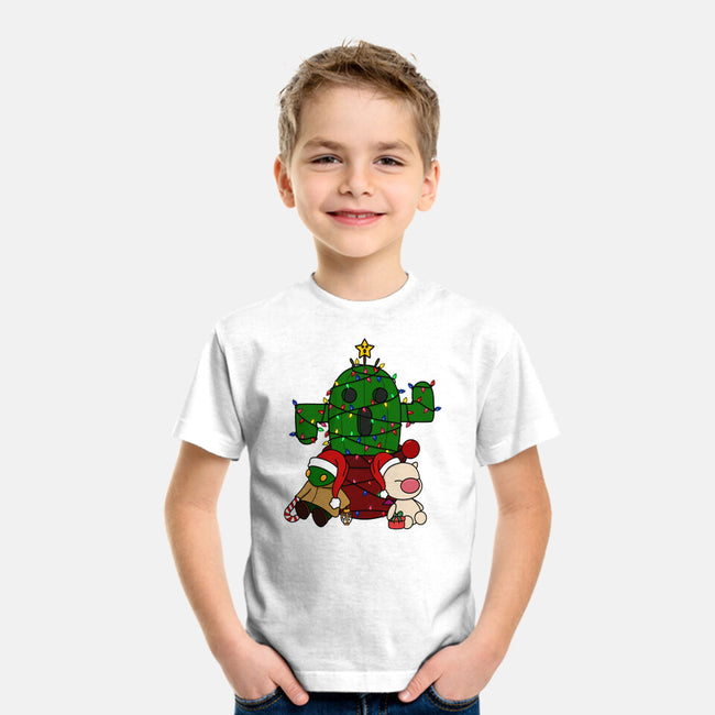 Christmas Cactuar-Youth-Basic-Tee-Alexhefe