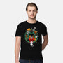 Kittens Wreath-Mens-Premium-Tee-Vallina84