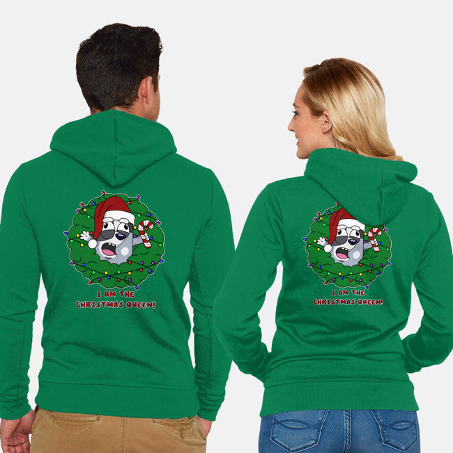 Christmas Queen-Unisex-Zip-Up-Sweatshirt-Alexhefe