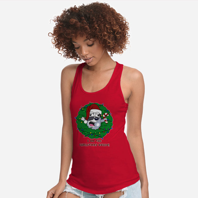 Christmas Queen-Womens-Racerback-Tank-Alexhefe