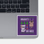 Naughty Or Nice Kittens-None-Glossy-Sticker-NMdesign