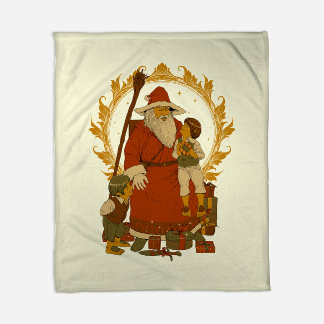 Santalf Claus-None-Fleece-Blanket-Hafaell