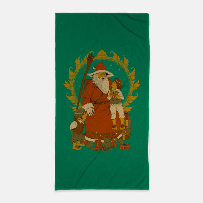 Santalf Claus-None-Beach-Towel-Hafaell