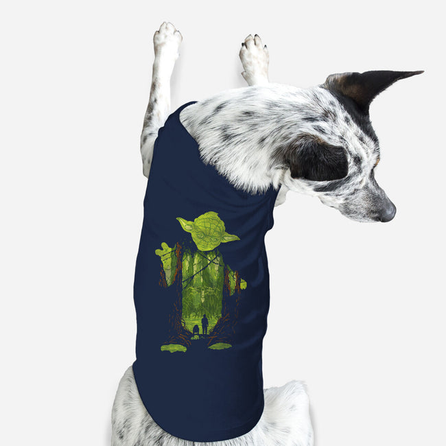 The Jedi Master-Dog-Basic-Pet Tank-dalethesk8er