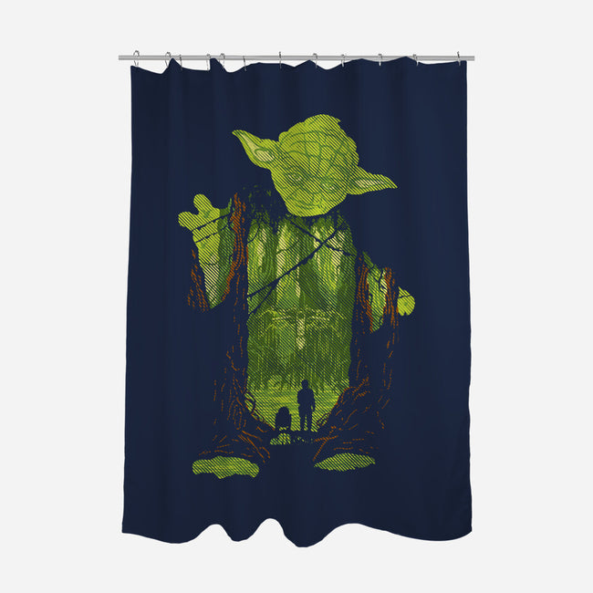 The Jedi Master-None-Polyester-Shower Curtain-dalethesk8er