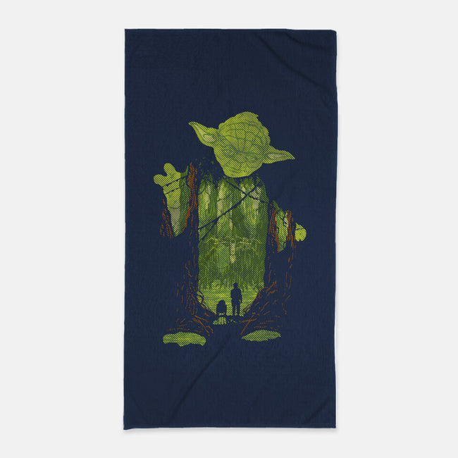 The Jedi Master-None-Beach-Towel-dalethesk8er