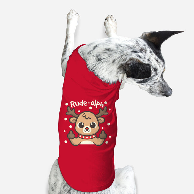 Rude Olph-Dog-Basic-Pet Tank-NemiMakeit