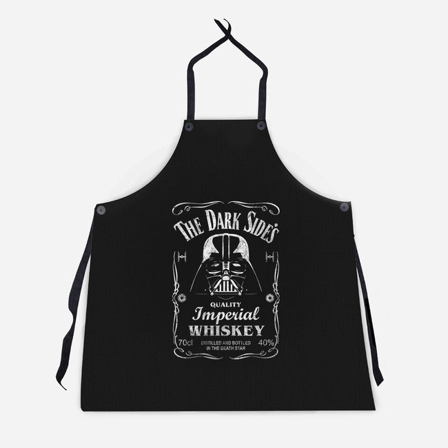 The Dark Side's Whiskey-Unisex-Kitchen-Apron-NMdesign