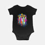 Rainbow Tardis-Baby-Basic-Onesie-kharmazero