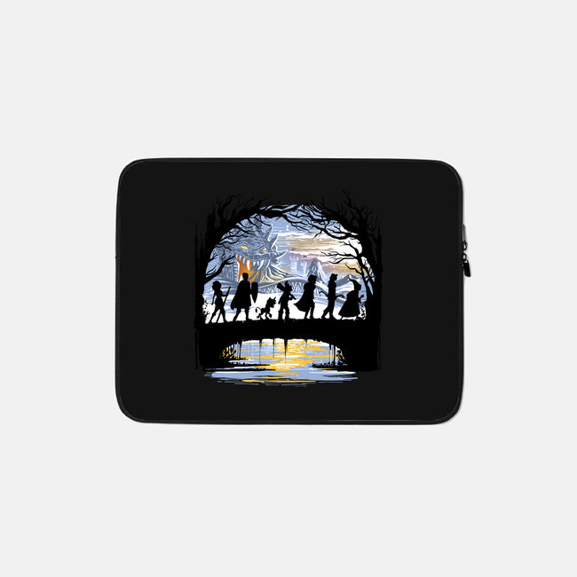 The Fellowship Of The Dungeons-None-Zippered-Laptop Sleeve-zascanauta