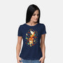 A Magic Fox-Womens-Basic-Tee-Vallina84