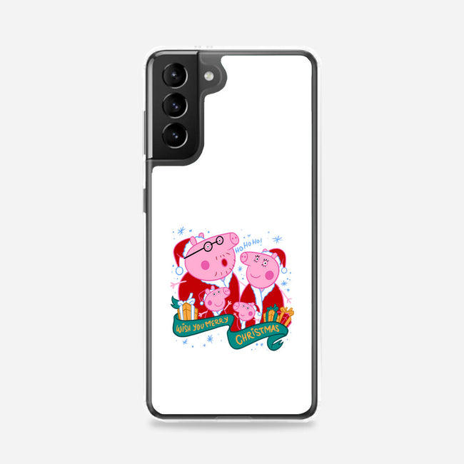 Christmas Family-Samsung-Snap-Phone Case-spoilerinc