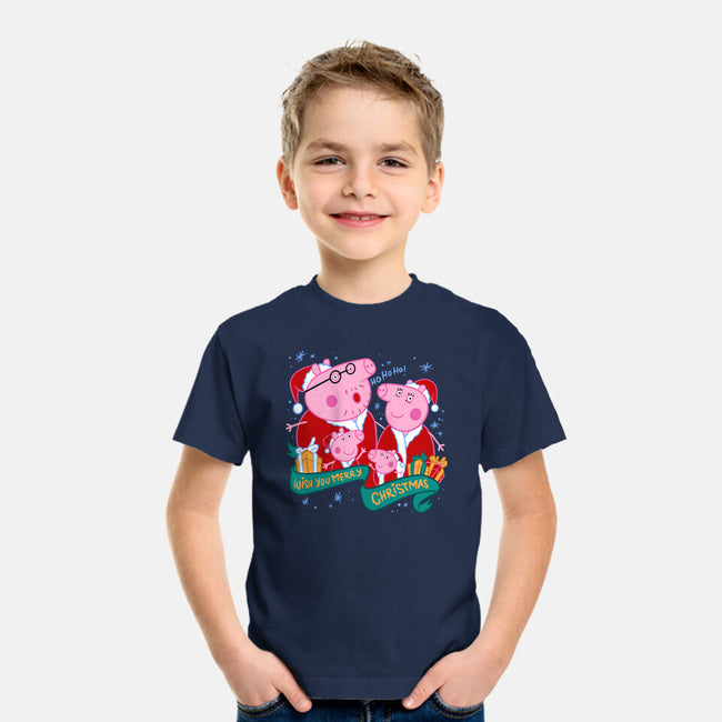 Christmas Family-Youth-Basic-Tee-spoilerinc