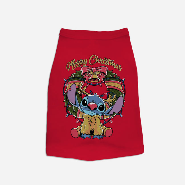 Stitch Christimas-Cat-Basic-Pet Tank-Nihon Bunka