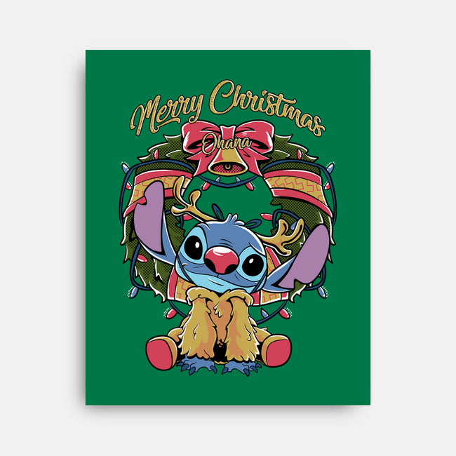 Stitch Christimas-None-Stretched-Canvas-Nihon Bunka