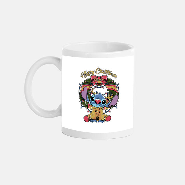 Stitch Christimas-None-Mug-Drinkware-Nihon Bunka