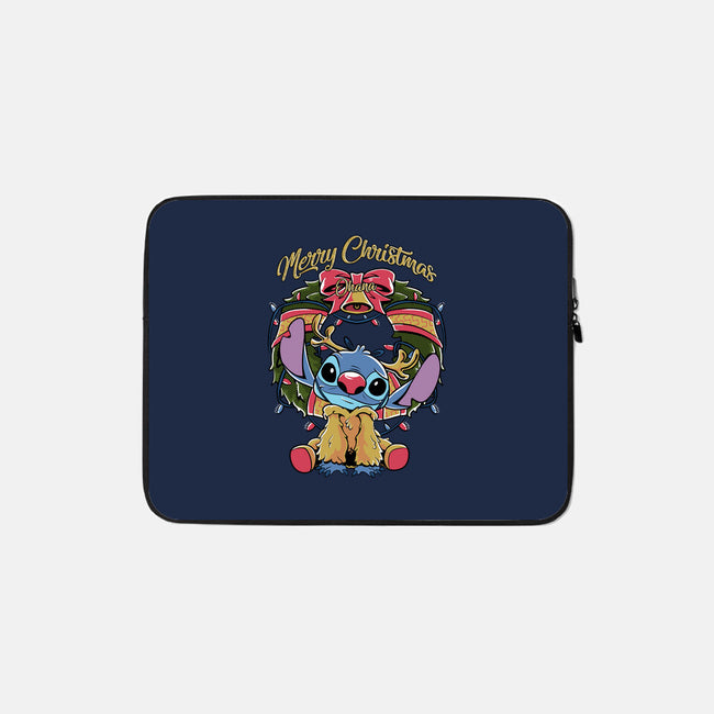 Stitch Christimas-None-Zippered-Laptop Sleeve-Nihon Bunka