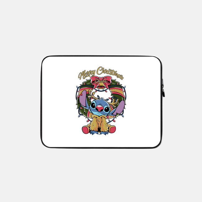 Stitch Christimas-None-Zippered-Laptop Sleeve-Nihon Bunka