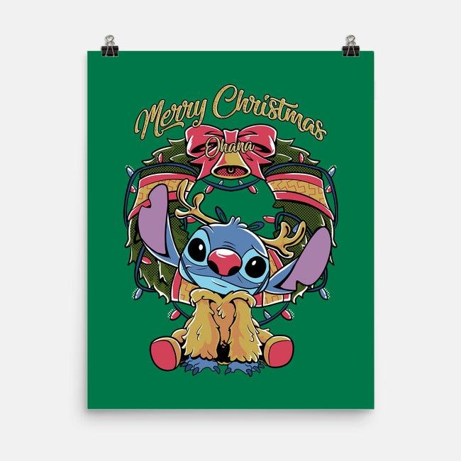 Stitch Christimas-None-Matte-Poster-Nihon Bunka