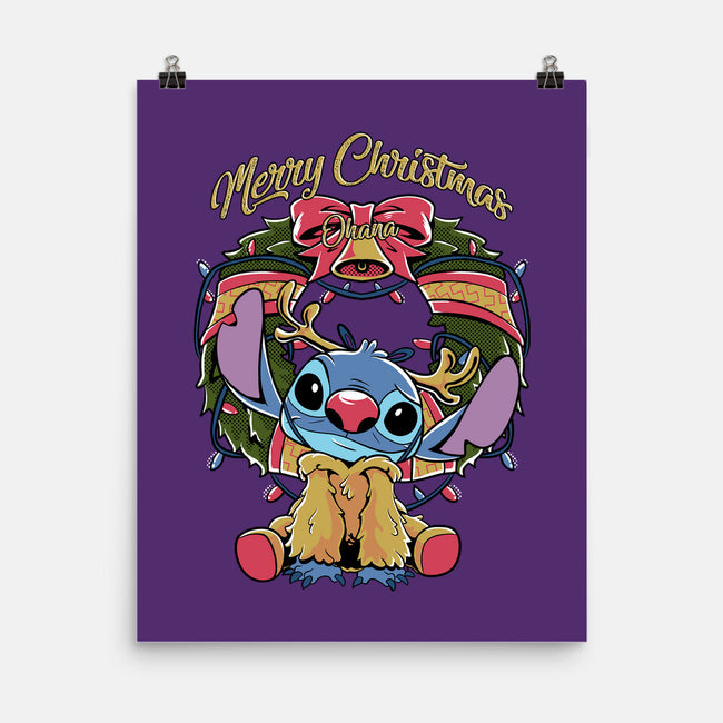 Stitch Christimas-None-Matte-Poster-Nihon Bunka