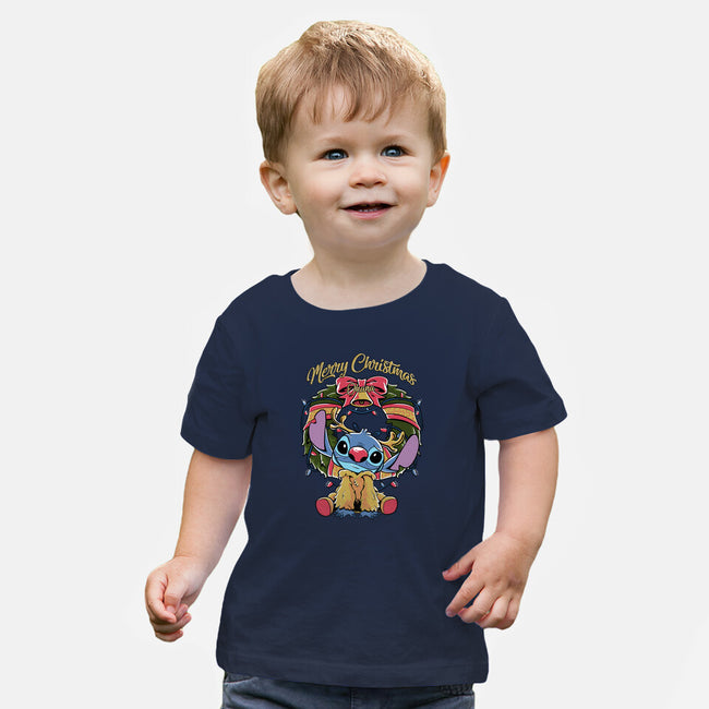 Stitch Christimas-Baby-Basic-Tee-Nihon Bunka