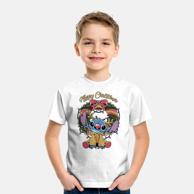 Stitch Christimas-Youth-Basic-Tee-Nihon Bunka