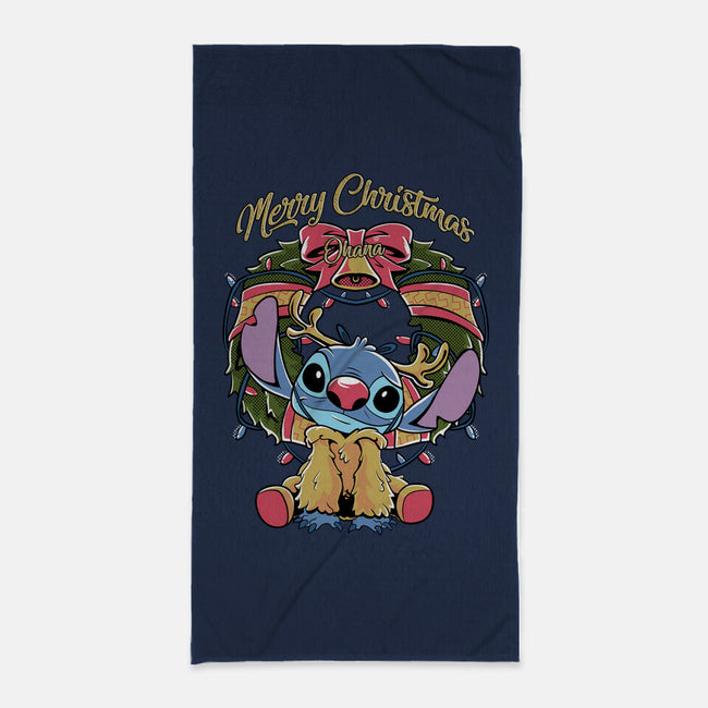 Stitch Christimas-None-Beach-Towel-Nihon Bunka