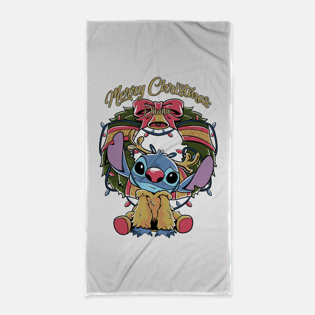 Stitch Christimas-None-Beach-Towel-Nihon Bunka