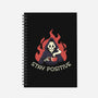 Death Drinking Coffee-None-Dot Grid-Notebook-tobefonseca