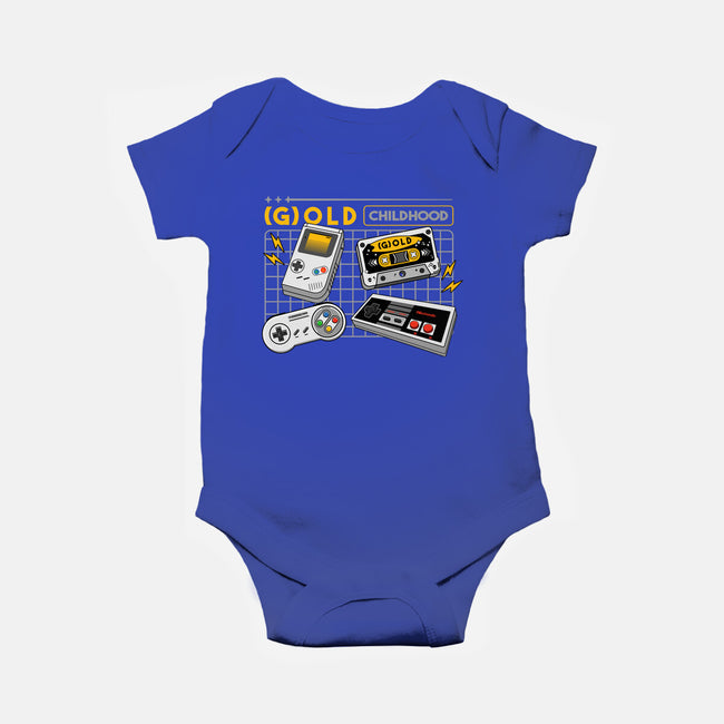 Gold Childhood-Baby-Basic-Onesie-spoilerinc