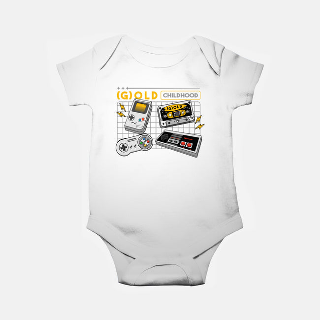 Gold Childhood-Baby-Basic-Onesie-spoilerinc