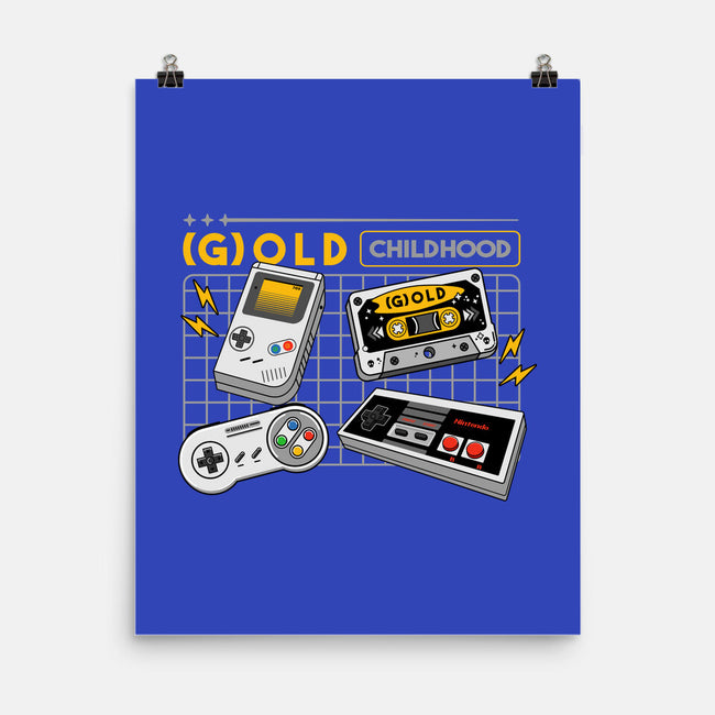 Gold Childhood-None-Matte-Poster-spoilerinc