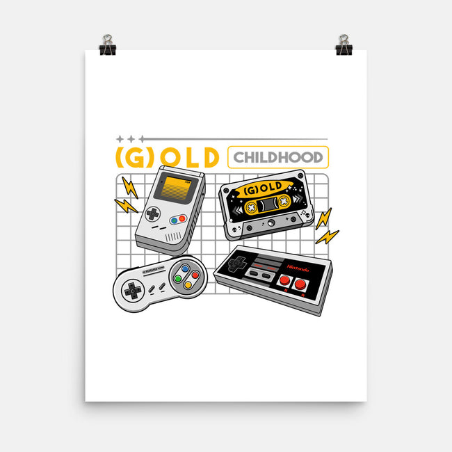 Gold Childhood-None-Matte-Poster-spoilerinc