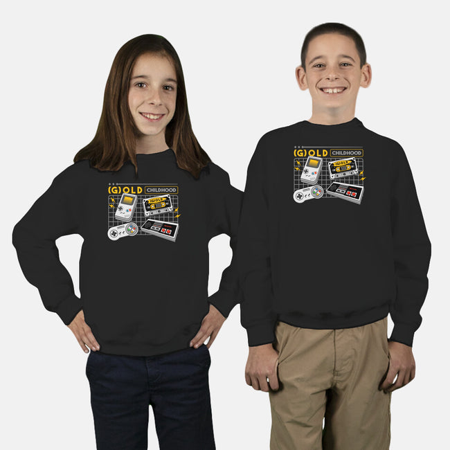 Gold Childhood-Youth-Crew Neck-Sweatshirt-spoilerinc