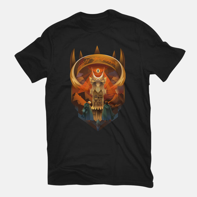 Art Deco Dark Tower-Youth-Basic-Tee-daobiwan