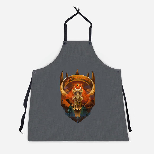 Art Deco Dark Tower-Unisex-Kitchen-Apron-daobiwan