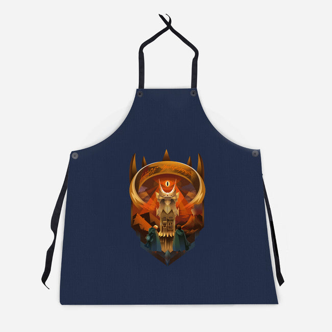 Art Deco Dark Tower-Unisex-Kitchen-Apron-daobiwan